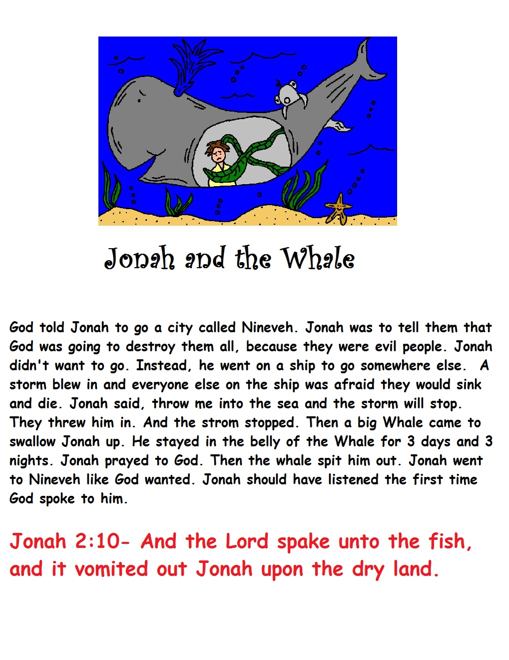 Jonah Lesson Plan B09 L06 Sunday School Resources Images and Photos